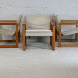 Set of 3 Diana armchairs by Karin Mobring, Ikéa, circa 1970