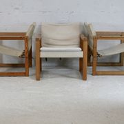 Set of 3 Diana armchairs by Karin Mobring, Ikéa, circa 1970