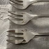 6 oyster forks. Christofle . Spatours