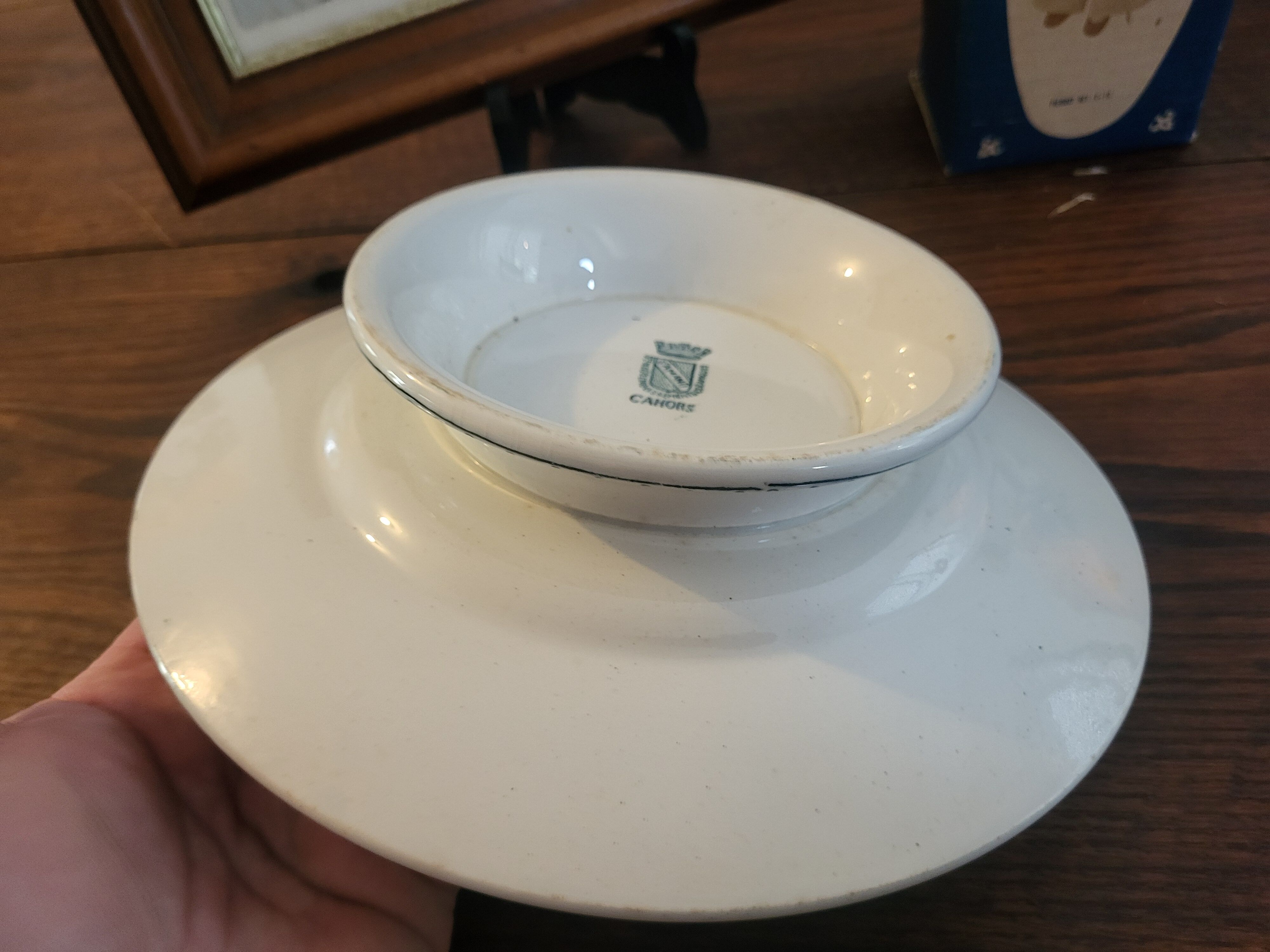 Antique cake stand Saint Amand Model Cahors
