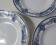 Terre de fer 3 assiettes creuses medaillon