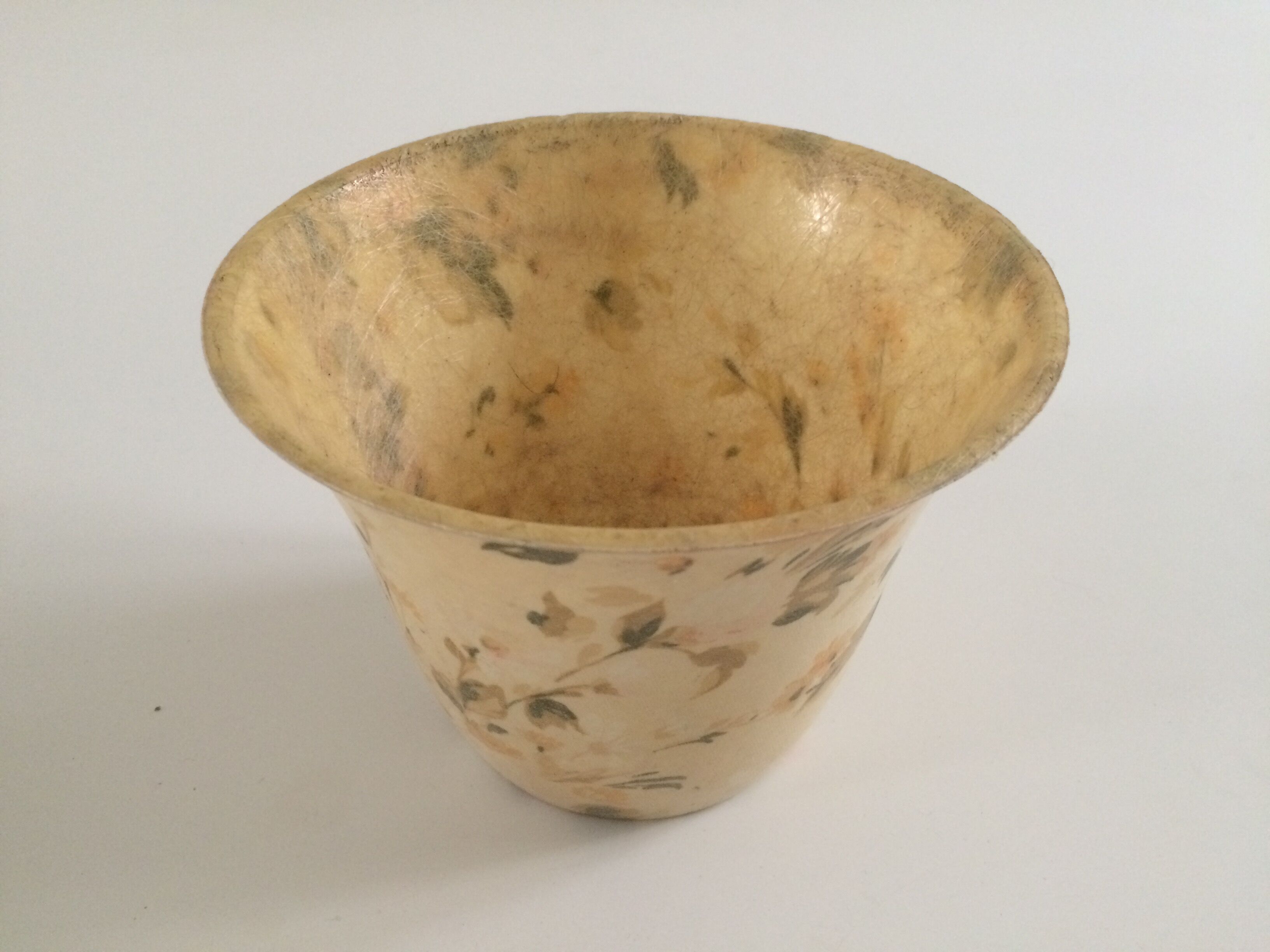 Cover pot fabric resin 50s flowery