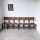 Série de 6 chaises paille et chêne beauche