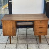 Vintage mid century modern oak desk