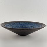 Aldo Londi for Bitossi, Large Centrepiece Bowl, Rimini Blue Series, 1970s