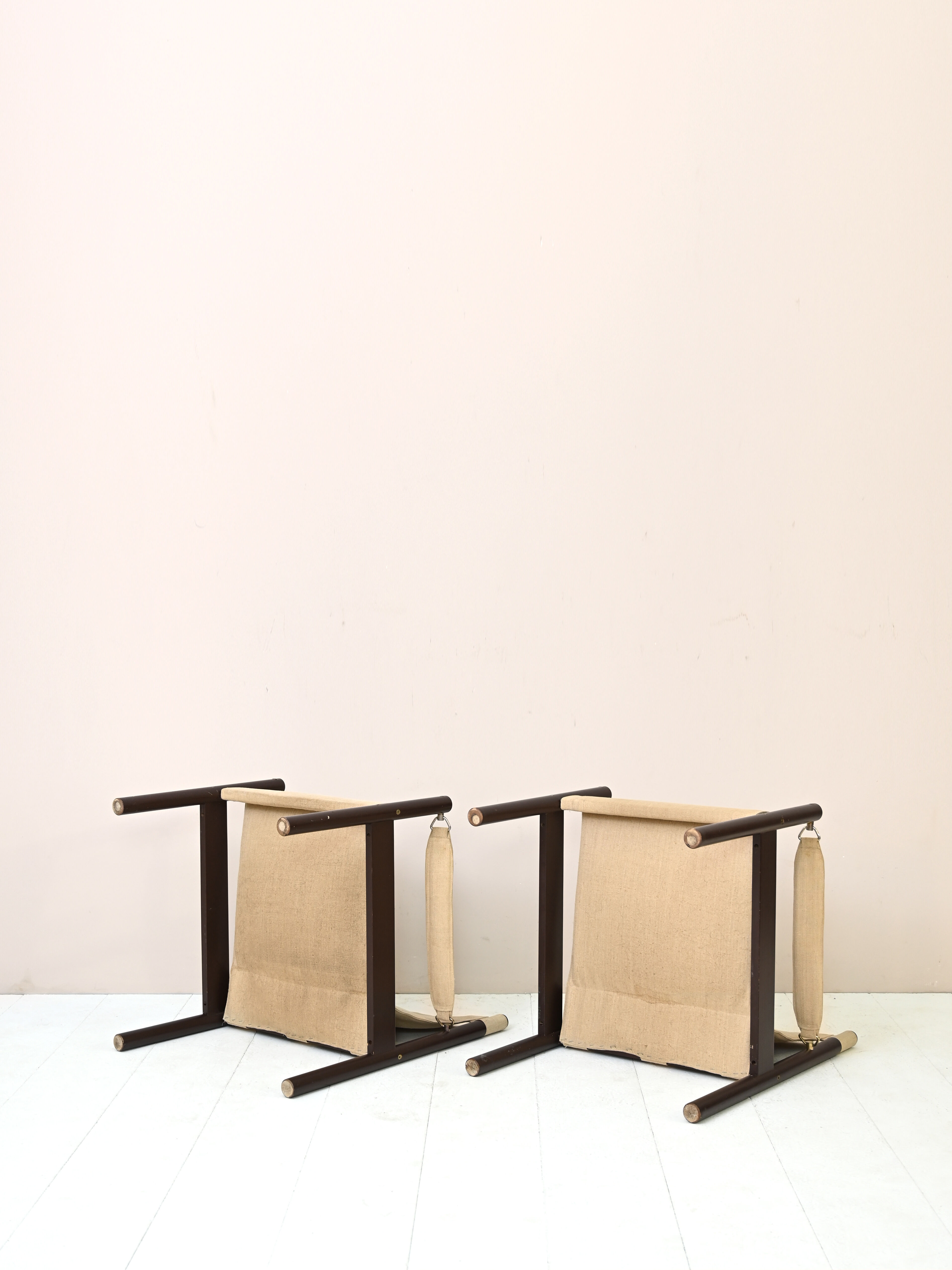 Scandinavian 'Safari Chair' style armchairs