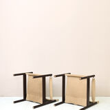 Scandinavian 'Safari Chair' style armchairs