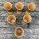 Set of 6 XL sandstone mazagrans