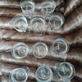 11 crystal stem glasses