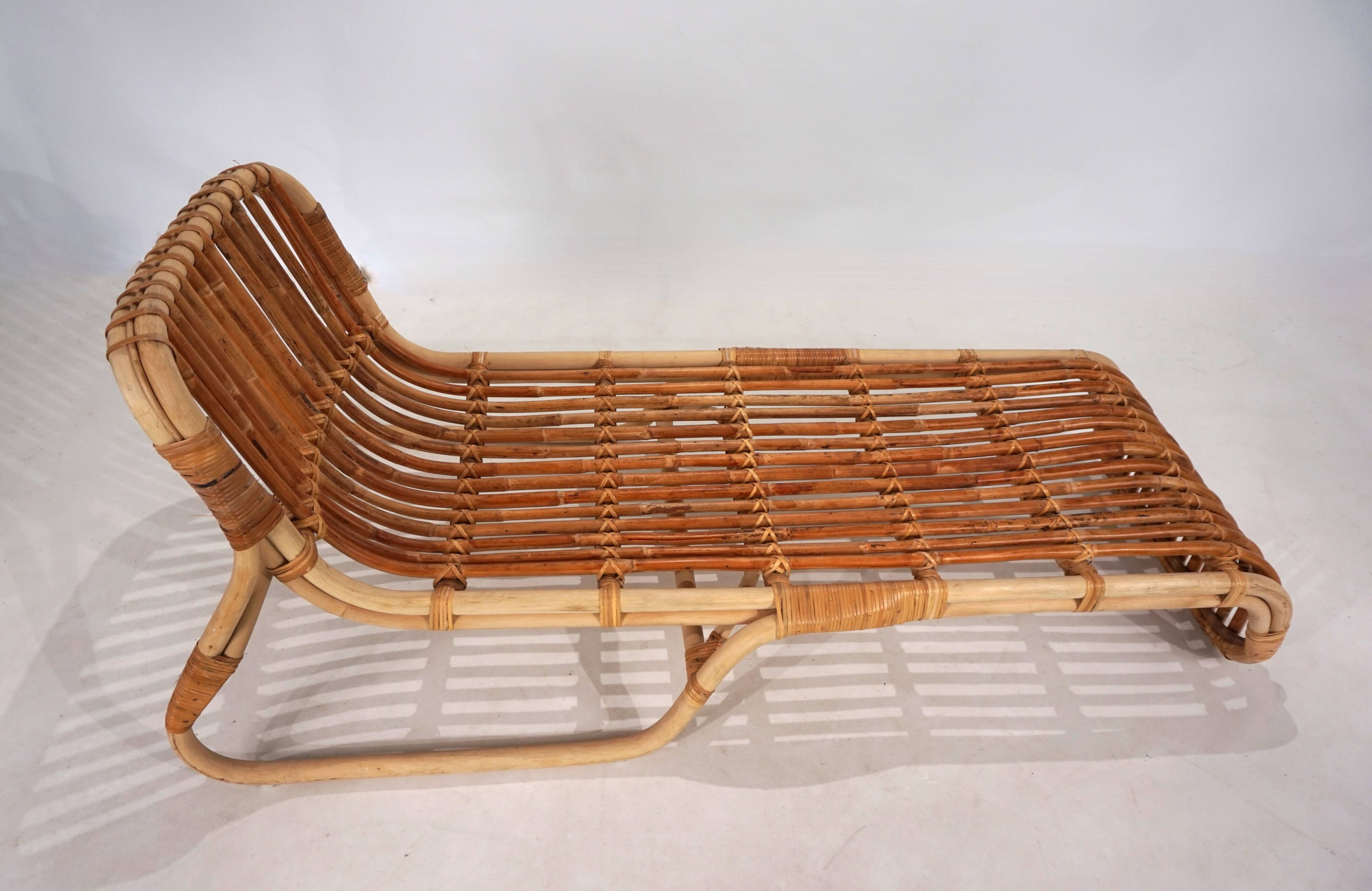 Lit de repos en bambou, 1970