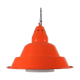 Large orange industrial suspension by Zonca Italy