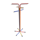 Children's coat rack from the 80s in lacquered metal.