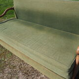 Louis XIII Style Convertible Sofa Sheep Bones