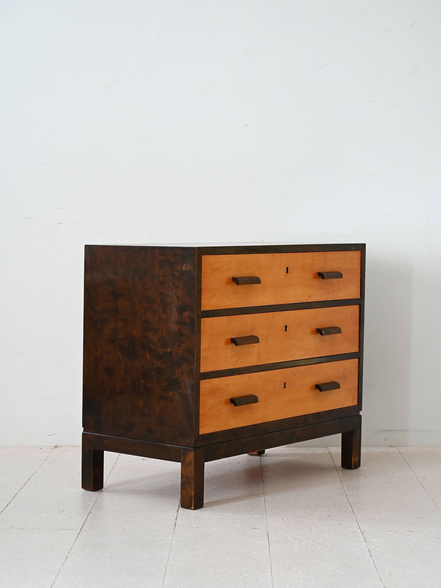 1930s Scandinavian Birch Chest of Drawers