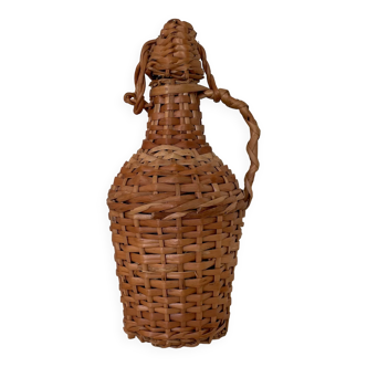 Wicker bottle