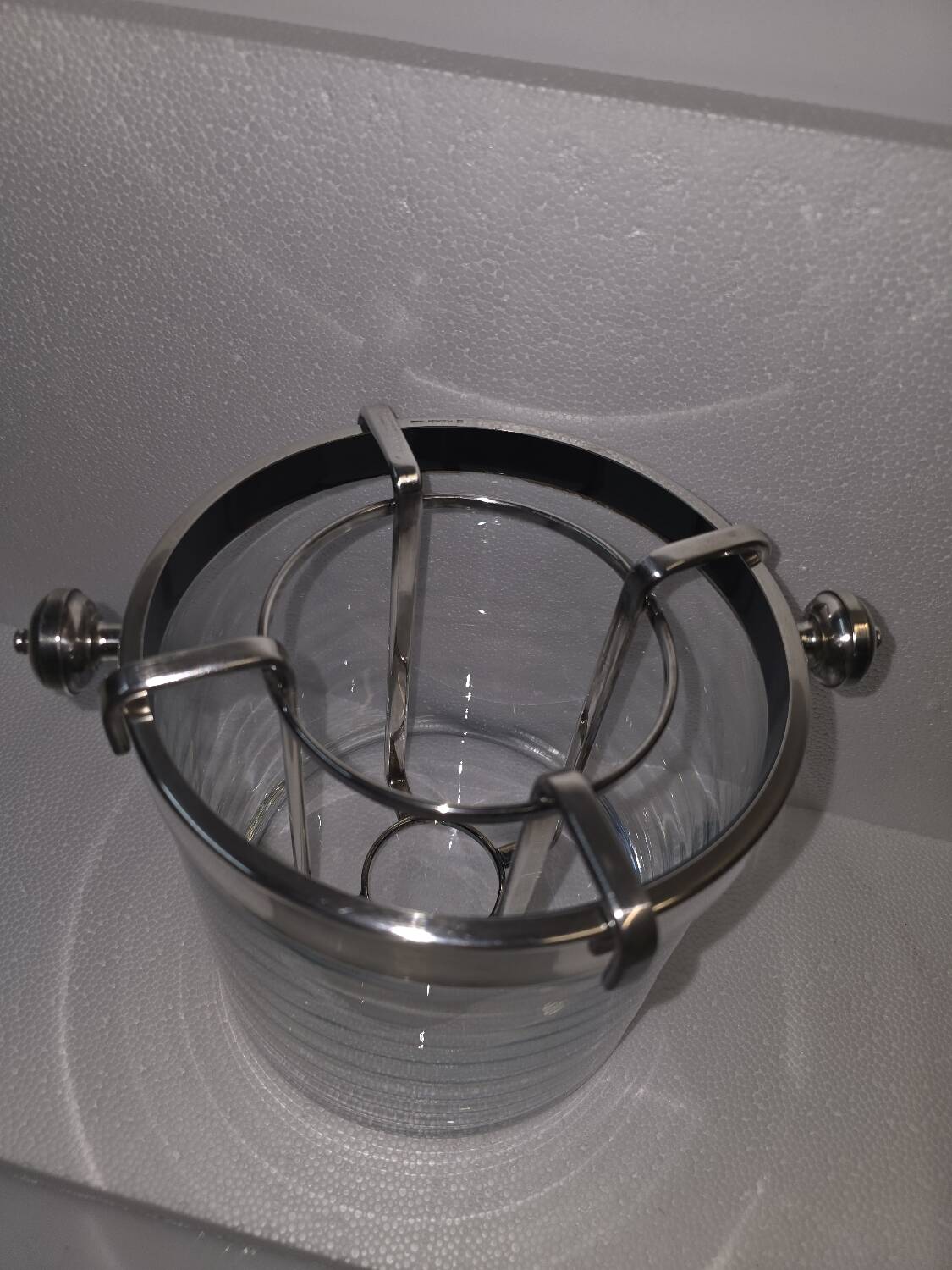 Champagne bucket, Fleuron production Christofle