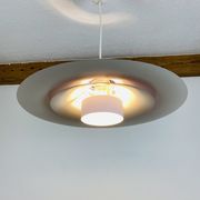 Scandinavian suspension lamp Horn 755 from the 1960s space age in mauve.