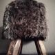 Tabouret Scandinave fourrure