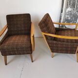 Pair of vintage 60s armchairs