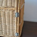 Wicker/rattan cat cage - 1970s