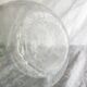 Demijohn 10 liters in molded glass H 35 cm and D 26 cm