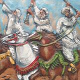 Orientalist painting by Lakroune