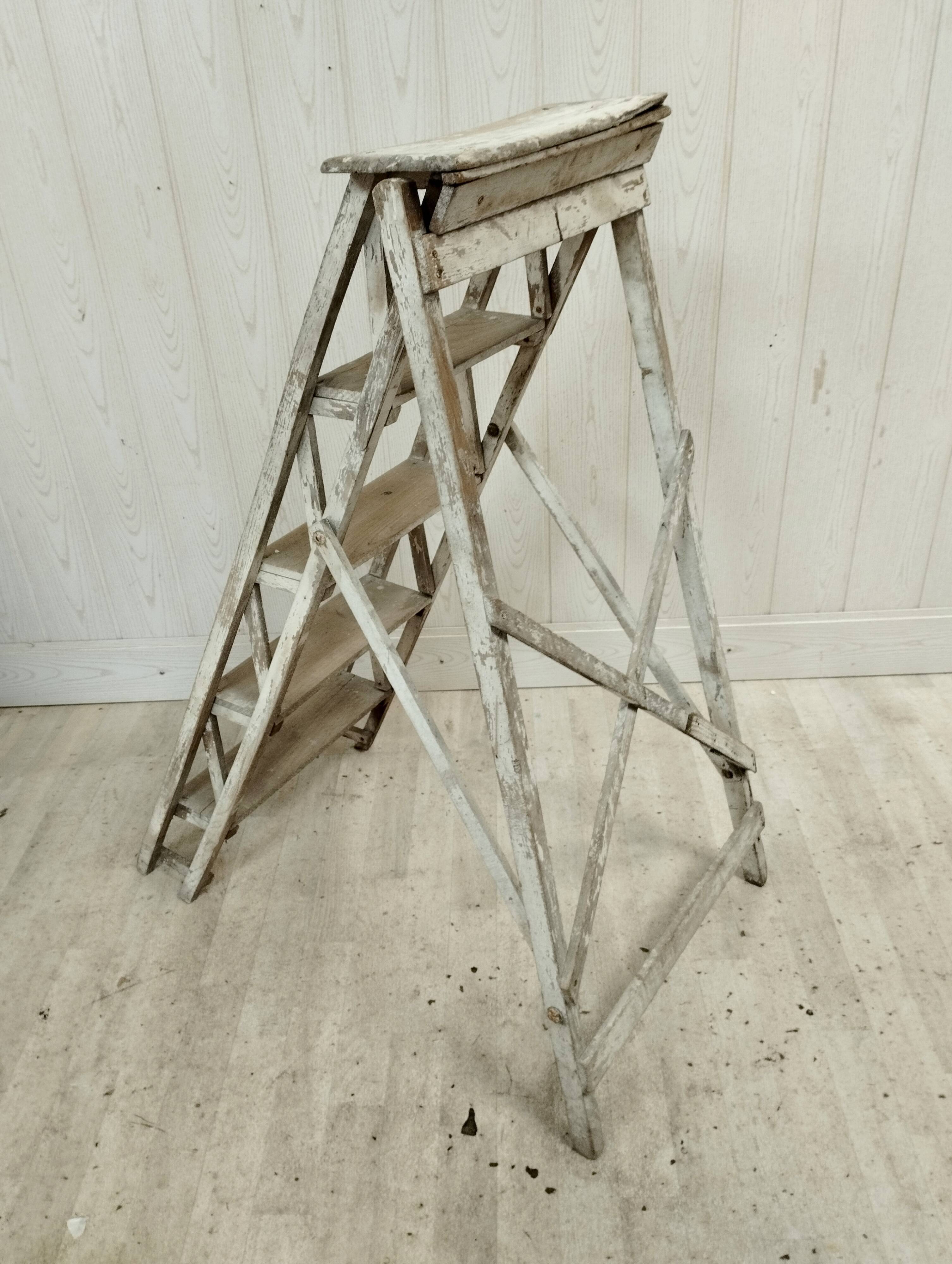 Old painter's stepladder