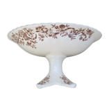 Compotier with floral decor brown longchamps