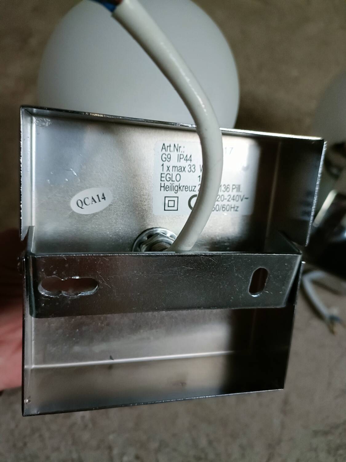 Space age wall lights