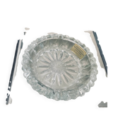 Vintage crystal pocket vases