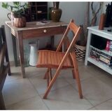 Vintage wooden folding chair