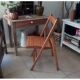 Vintage wooden folding chair