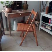 Vintage wooden folding chair