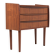 Danish teak chest of drawers with 3 drawers, 1960s