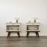 Vintage bedside tables