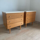 Pair of vintage bedside tables