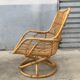 Large pair of rattan chairs