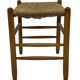 Vintage Stool Danish Papercord Rope Stool Mid Century Ottoman