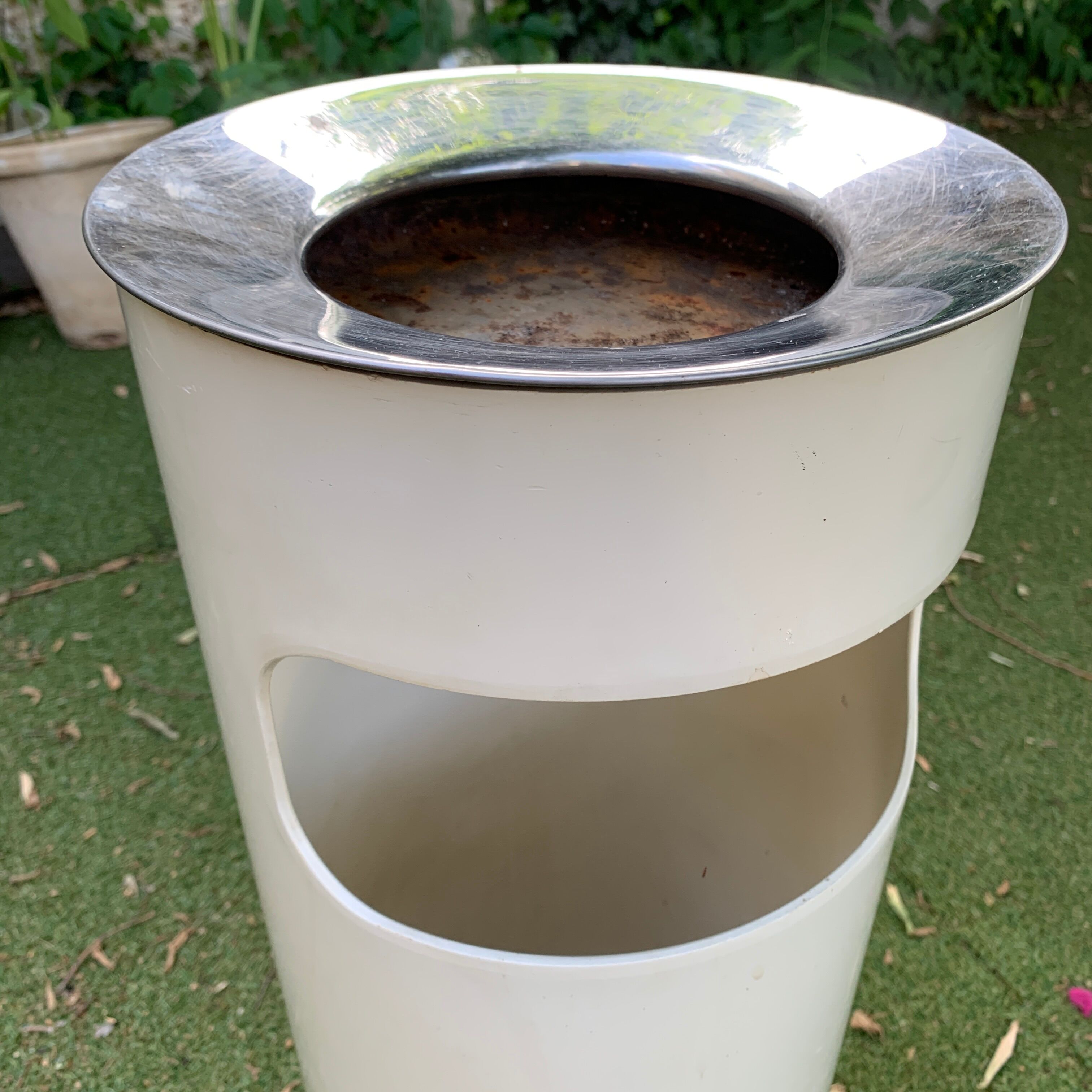 Umbrella holder and ashtray Gino Colombini 60s