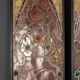 Antique 19thc victorian stained glass window light boxes c.1880