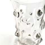Picot vase, glass, 70s, space age