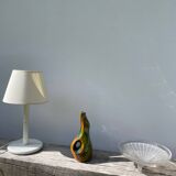 Vintage ceramic vase with drips