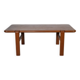 Table basse en teck massif danoise Olsen & Son années 1960
