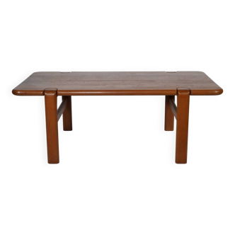 Solid Teak Coffee Table Danish Olsen & Son 1960s