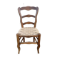Louis Philippe chair, woven seat, late 19th century.
