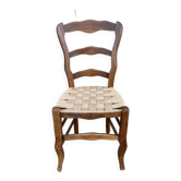 Louis Philippe chair, woven seat, late 19th century.