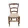 Louis Philippe chair, woven seat, late 19th century.