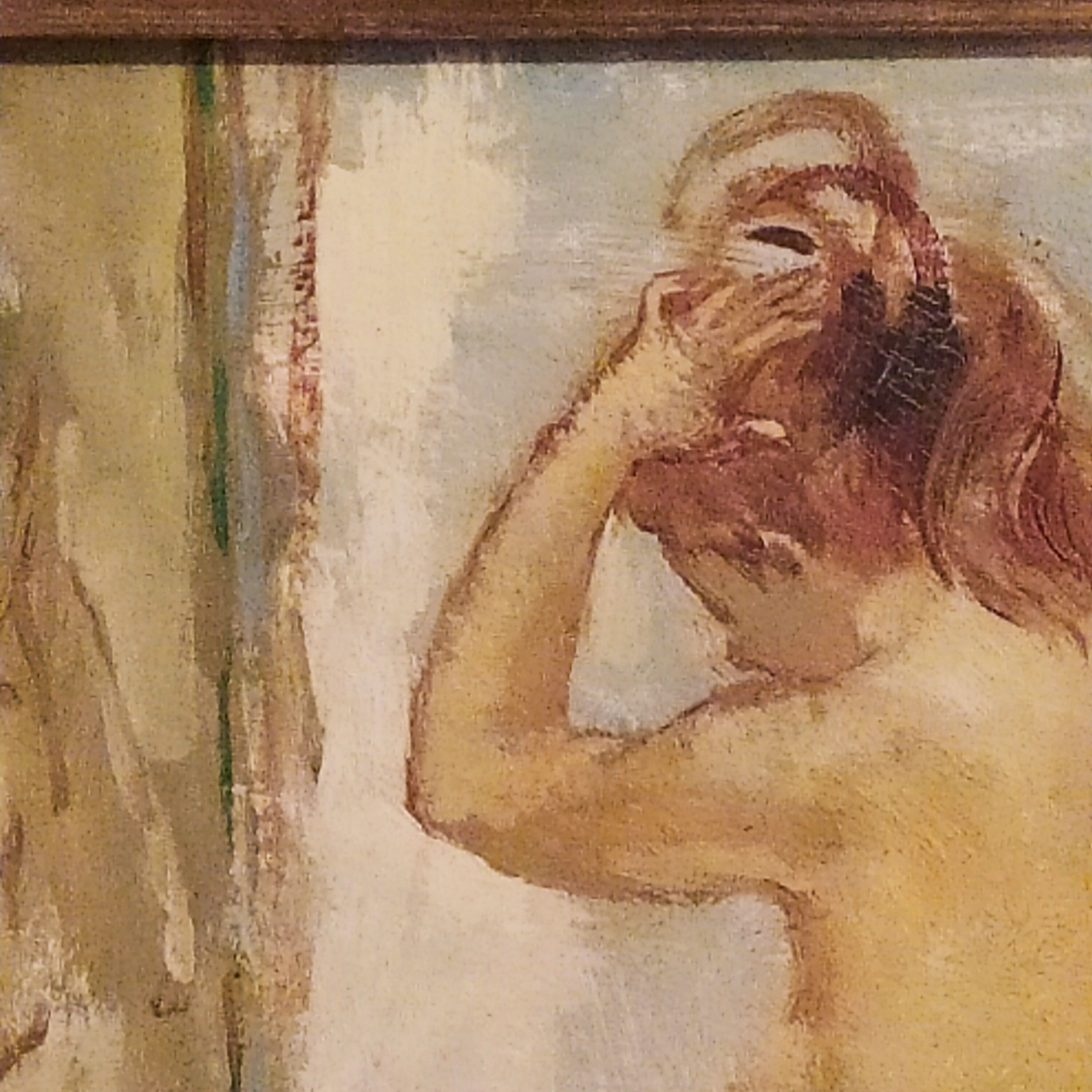 Femme nue devant sonmiroir Maryse Ducaire Roque (1911-1992)