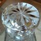 Carafe à wisky en cristal taillé main