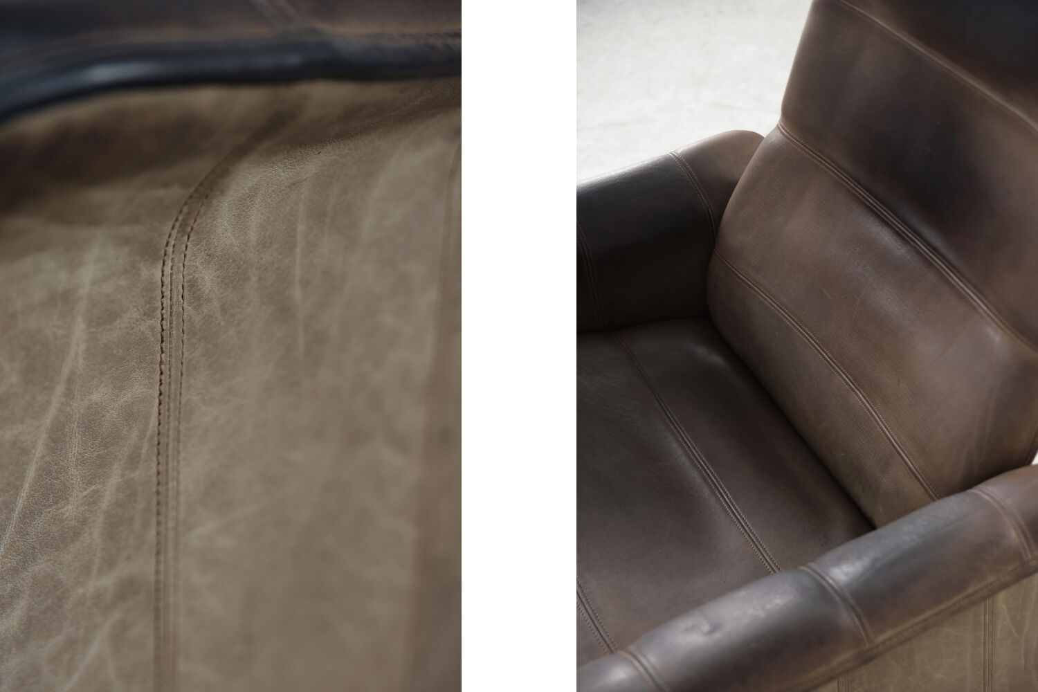 Adjustable DS-50 Buffalo Leather Lounge Chair from De Sede, 1970s